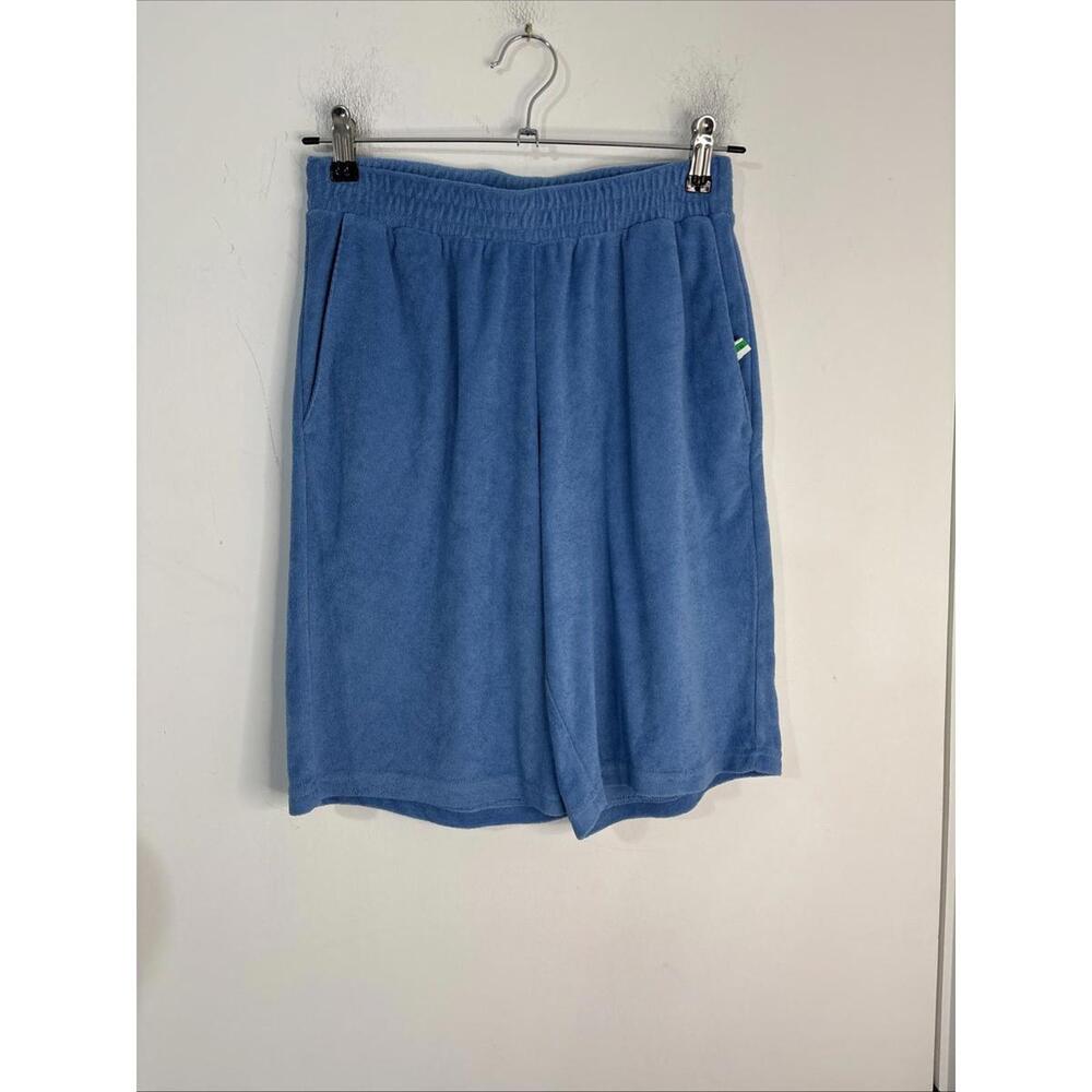 NWT BP Terri Cloth Shorts Retro XX Blue Pockets Stretch Waist